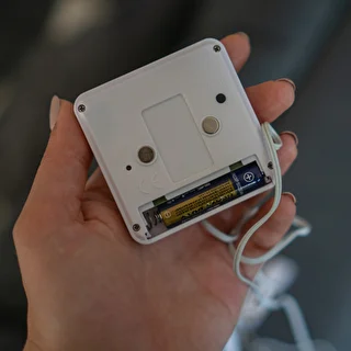 Stacja pogodowa – elektroniczna, sonda, biała – zdjęcie 9