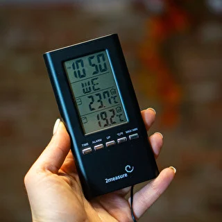 Stacja pogodowa – elektroniczna, sonda, czarna – zdjęcie 8