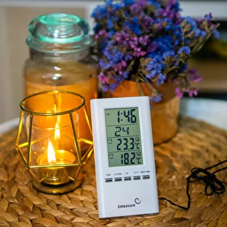 Stacja pogodowa – elektroniczna, sonda, biała – zdjęcie 5