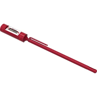 Elektroniczny termometr kulinarny, LCD (-20°C do +250°C), czerwony – zdjęcie 2