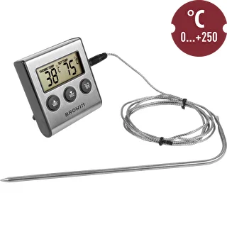 Elektroniczny termometr kuchenny z sondą (0°C do 250°C) – zdjęcie 3