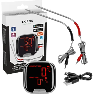 Termometr kuchenny z Bluetooth, 2 sondy – zdjęcie 2