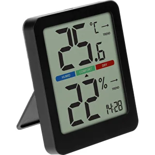 Termometr elektroniczny pokojowy, czarny – zdjęcie 3