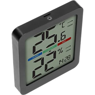 Termometr elektroniczny pokojowy, czarny – zdjęcie 4