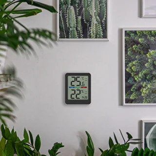 Termometr elektroniczny pokojowy, czarny – zdjęcie 15