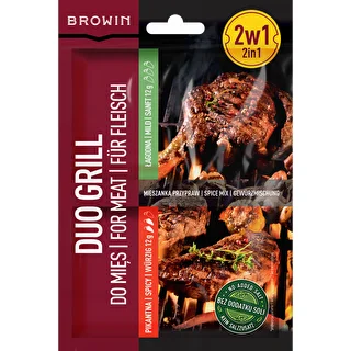 Duo Grill do mięs, mieszanka przypraw 2 w 1, 2 x 12 g – zdjęcie 1
