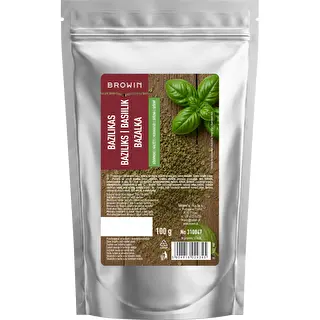 Bazylia suszona, 100 g – zdjęcie 2