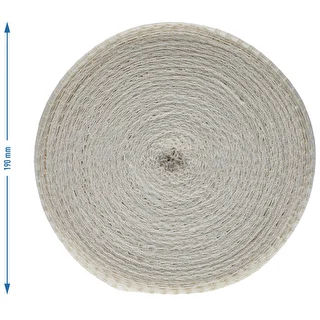 Siatka wędliniarska biała o wymiarach 12,5 cm x 50 m, z wytrzymałością termiczną do 220°C – zdjęcie 4