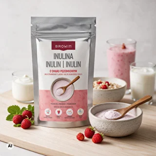 Inulina o smaku poziomki, 100 g – zdjęcie 4