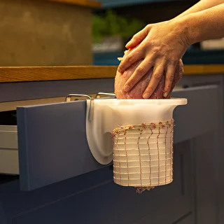 Siatka wędliniarska o wymiarach 18 cm x 3 m, z wytrzymałością termiczną do 220°C – zdjęcie 5