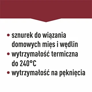 Nici wędliniarskie bawełniane białe (240°C) 55 m – zdjęcie 11