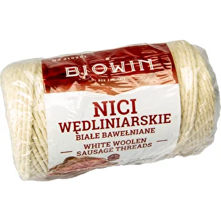Nici wędliniarskie bawełniane białe (240°C) 55 m – zdjęcie 2