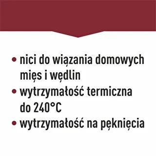 Nici wędliniarskie bawełniane białe (240°C) 145 m – zdjęcie 7