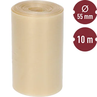 Osłonka białkowa wędliniarska fi 55 mm, 10m – zdjęcie 3