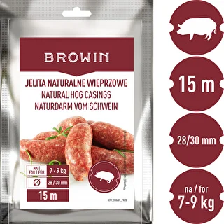 Jelita naturalne wieprzowe - kaliber 28/30mm, 15m – zdjęcie 3