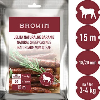 Jelita naturalne baranie - kaliber18/20mm, 15m – zdjęcie 3