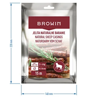 Jelita naturalne baranie - kaliber18/20mm, 15m – zdjęcie 5
