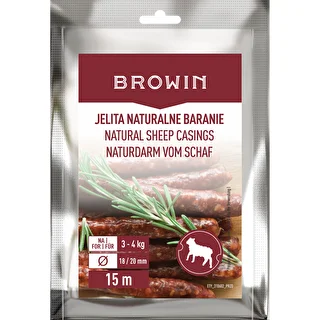 Jelita naturalne baranie - kaliber18/20mm, 15m