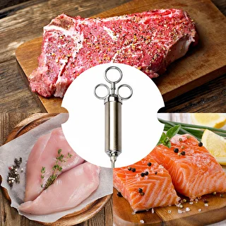 Nastrzykiwarka ze stali nierdzewnej 60 ml + 2 igły – zdjęcie 10