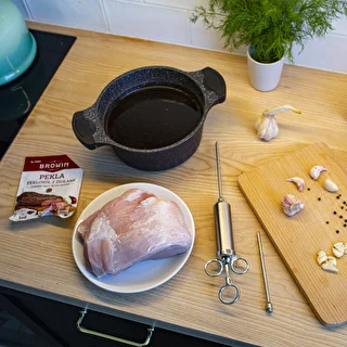 Nastrzykiwarka ze stali nierdzewnej 60 ml + 2 igły – zdjęcie 12