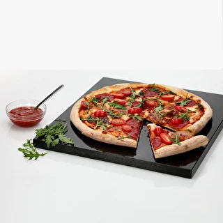 Kamień do pizzy granitowy prostokątny 37 x 35 cm – zdjęcie 6