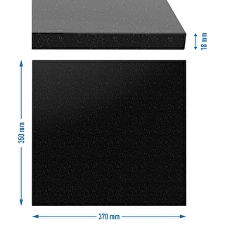 Kamień do pizzy granitowy prostokątny 37 x 35 cm – zdjęcie 8