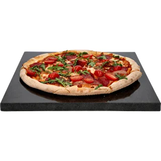 Kamień do pizzy granitowy prostokątny 37 x 35 cm – zdjęcie 5