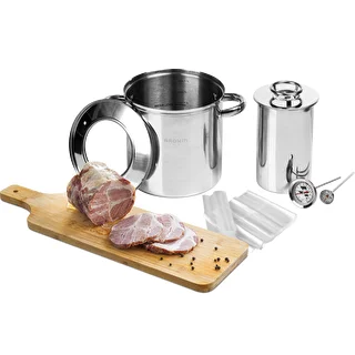 Zestaw z płaszczem wodnym-szynkowar 1,5 kg + garnek – zdjęcie 17
