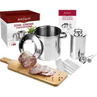 Zestaw z płaszczem wodnym-szynkowar 1,5 kg + garnek – zdjęcie 18