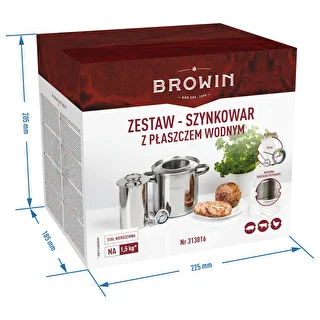 Zestaw z płaszczem wodnym-szynkowar 1,5 kg + garnek – zdjęcie 16