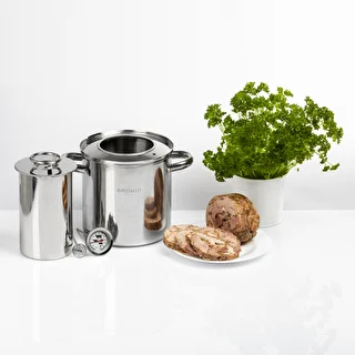 Zestaw z płaszczem wodnym-szynkowar 1,5 kg + garnek – zdjęcie 19