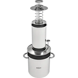 Zestaw z płaszczem wodnym-szynkowar 1,5 kg + garnek – zdjęcie 2