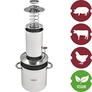 Zestaw z płaszczem wodnym-szynkowar 1,5 kg + garnek – zdjęcie 8