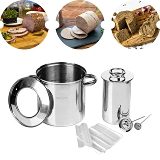 Zestaw z płaszczem wodnym-szynkowar 1,5 kg + garnek – zdjęcie 7