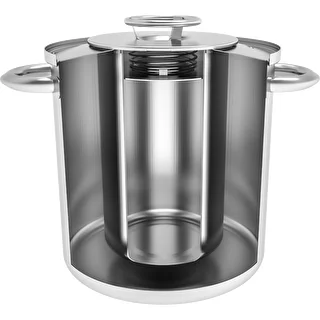 Zestaw z płaszczem wodnym-szynkowar 1,5 kg + garnek – zdjęcie 3