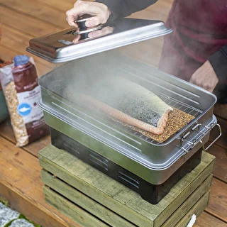 Zrębki do wędzenia/grillowania, 50% dąb + 50% olcha, 450 g, kl. 8 – zdjęcie 12