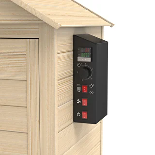 Wędzarnia 115 L dragON Wood 60E drewniana, z elektrycznym modułem grzejnym i sterownikiem – zdjęcie 7