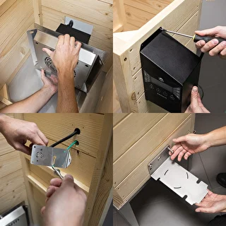 Wędzarnia z Wi-Fi, 200 L- dragON WOOD 100IQ z elektrycznym modułem grzejnym i sterownikiem – zdjęcie 14