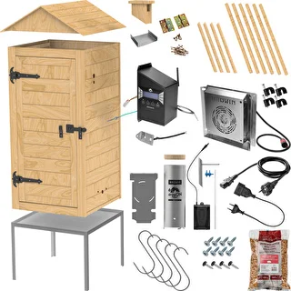 Wędzarnia z Wi-Fi, 200 L- dragON WOOD 100IQ z elektrycznym modułem grzejnym i sterownikiem – zdjęcie 3