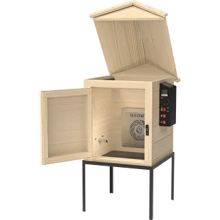 Wędzarnia 115 L dragON Wood 60E drewniana, z elektrycznym modułem grzejnym i sterownikiem – zdjęcie 5