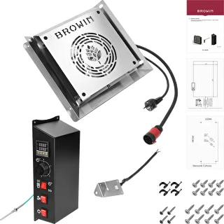 Zestaw modułów z termostatem cyfrowym- dragON 2,7 kW, do wędzarni ogrodowych – zdjęcie 2