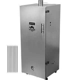 Komora wędzarnicza metalowa 220L, z kółkami – zdjęcie 1