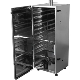 Komora wędzarnicza metalowa 220L, z kółkami – zdjęcie 2