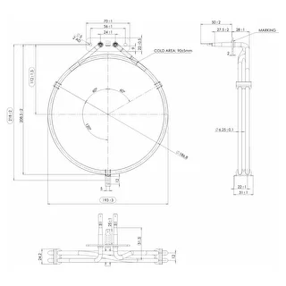 Grzałka do wędzarni - 1,5 kW – zdjęcie 4