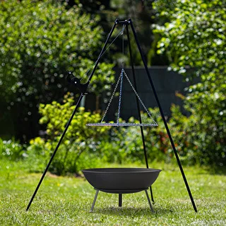 Palenisko ogrodowe z rusztem, Ø55 cm, okrągłe, misa – zdjęcie 10