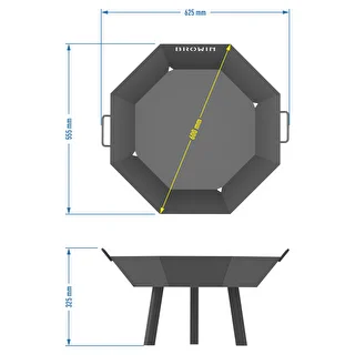 Palenisko ogrodowe ø 60 cm - loftowe – zdjęcie 8