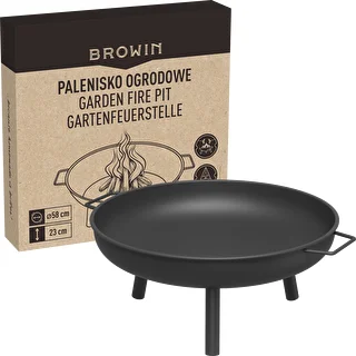 Palenisko ogrodowe Ø58 cm, okrągłe, misa – zdjęcie 8