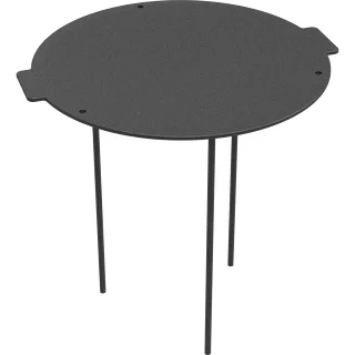 Patelnia grillowa, żeliwna, fi 44 cm – zdjęcie 5