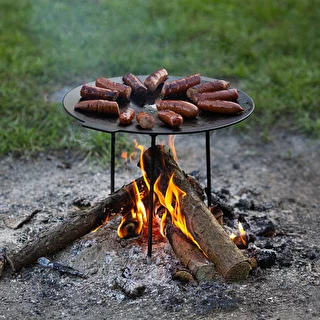 Patelnia grillowa, żeliwna, fi 44 cm – zdjęcie 14