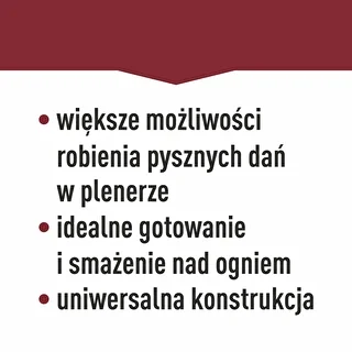 Żeliwny kociołek wiszący z patelnią – zdjęcie 15